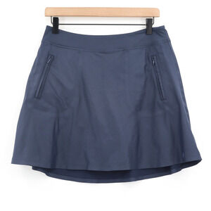 G/Fore Women's Golf/Tennis Skort Font Zipper Pockets Navy Blue Sz M